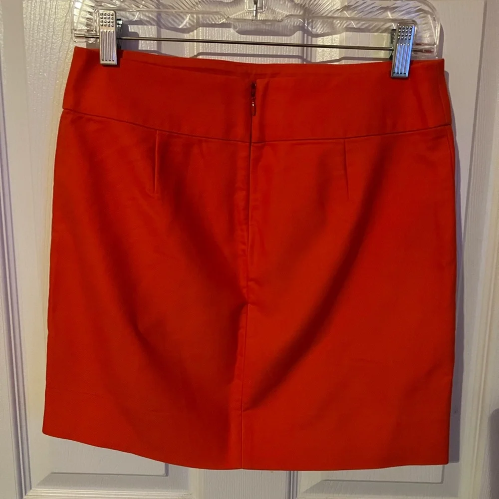 Orange J.Crew much‎ mini skirt size 0